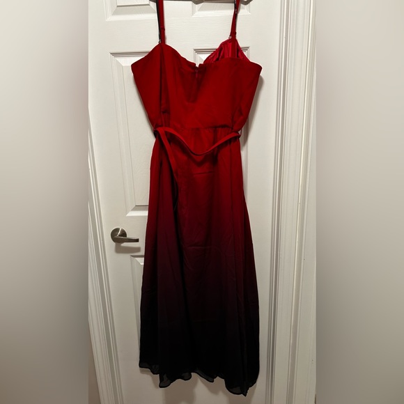 Ombré Lust Maxi Dress - Ruby - Size XXL/24 - Picture 12 of 14